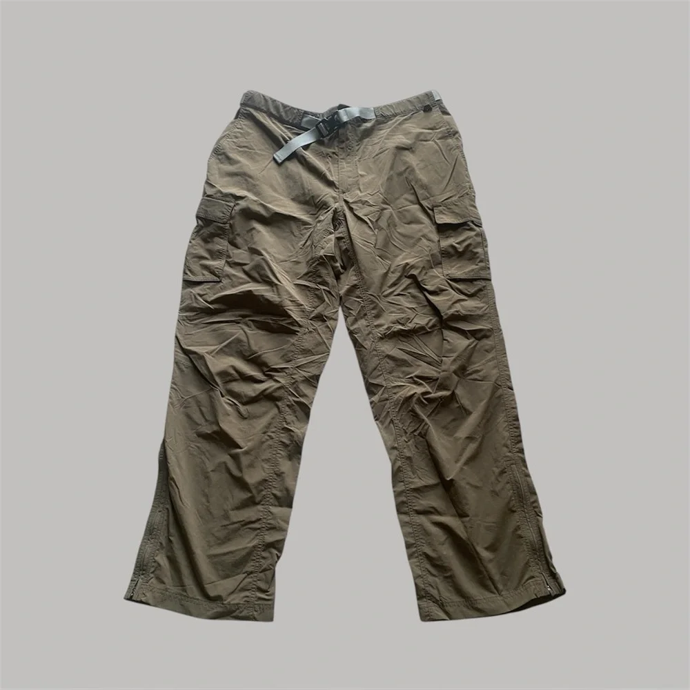 Eastern Mountain Sports Hiking Pants Mens 40x32 Khaki‎ Cargo Utility Belted